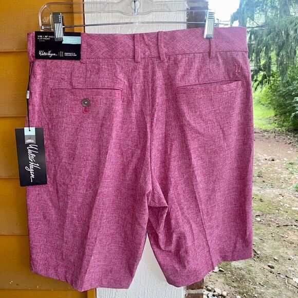 Walter Hagen Men's Size 32 Perfect 11 Majors 10" Golf Shorts (Berry Bloom) $70 - Picture 6 of 9